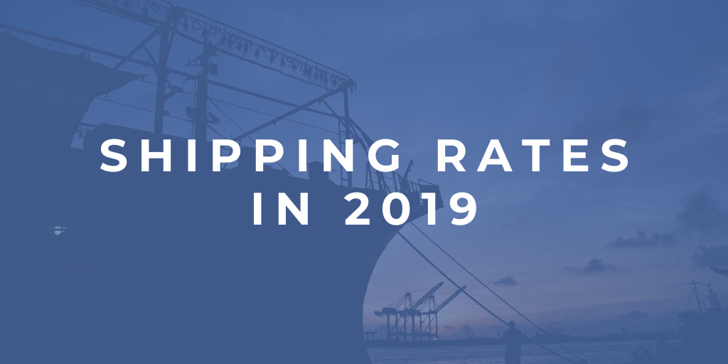 Shipping rates in 2019