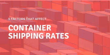 5 factors that affect container shipping rates