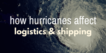 How hurricanes affect shipping and logistics