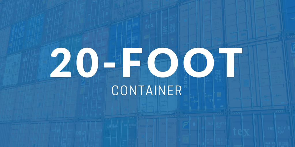 20-foot Container - Dimensions, Measurements and Weight