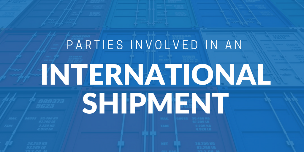 Parties involved in an international shipment