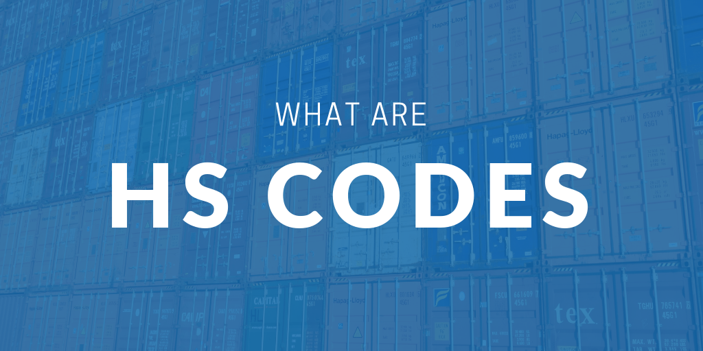 HS codes, HTS codes & TARIC codes