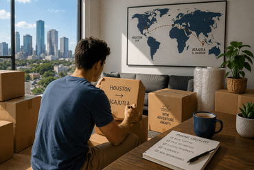 Moving From Houston to Acajutla