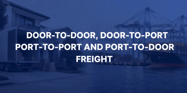 Global freight from doorstep to seaport