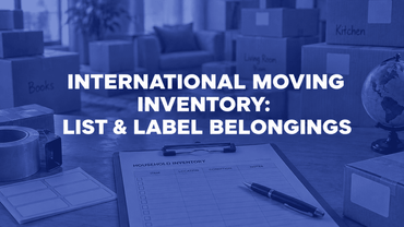 Preparing an international moving inventory