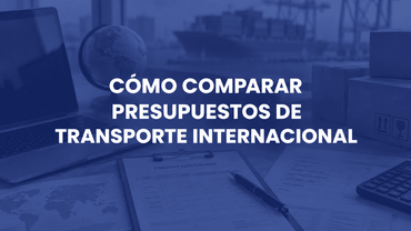 Cómo comparar presupuestos de transporte